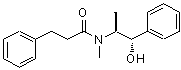 结构式 CAS# 42407-58-9, N-[(1S,2S)-1-羟基-1-苯基-2-丙基]-N-甲基-3-苯丙酰胺