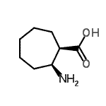 CAS#: 42418-83-7， (1R,2S)-2-Aminocycloheptanecarboxylic Acid