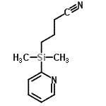 CAS#: 424822-12-8， 4-[Dimethyl(2-Pyridinyl)Silyl]Butanenitrile