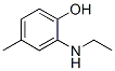 structure of CAS# 42485-84-7, 2-(Ethylamino)-p-Cresol;2-Ethylamino-4-Methyl-Phenol;Zinc04710754;2-(Ethylamino)-P-Cresol