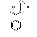 CAS 登录号：42498-36-2， 4-碘-N-(2-甲基-2-丙基)苯甲酰胺