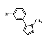 CAS#: 425379-69-7， 5-(3-Bromophenyl)-1-Methyl-1H-Pyrazole