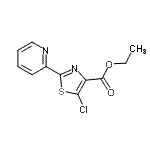 CAS#: 425392-50-3， Ethyl 5-Chloro-2-(2-Pyridinyl)-1,3-Thiazole-4-Carboxylate