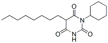 CAS 登录号:4256-26-2, 1-环己基-5-辛基-2,4,6(1H,3H,5H)-嘧啶三酮