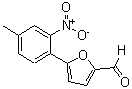 结构式 CAS# 425645-31-4, 5-(4-甲基-2-硝基苯基)-2-糠醛