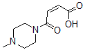 structure of CAS# 42574-70-9, (Z)-4-(4-Methyl-1-Piperazinyl)-4-Oxo-2-Butenoic Acid;CIS-4-(4-METHYL-PIPERAZIN-1-YL)-4-OXO-BUT-2-ENOIC ACID;Cis-4-(4-Methyl-Piperazin-1-Yl)-4-Oxo-But-2-Enoic
