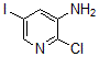 structure of CAS# 426463-09-4, 2-Chloro-5-Iodo-3-Pyridinamine;2-CHLORO-5-IODO-PYRIDIN-3-YLAMINE;3-Pyridinamine, 2-Chloro-5-Iodo-;3-AMINO-2-CHLORO-5-IODOPYRIDINE