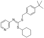 CAS#: 42754-23-4， Cyclohexyl 4-(1,1-(Dimethylethyl)Phenyl)Methyl-3-Pyridinylcarbonimidodithioate
