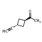 CAS#: 42809-43-8， 1-(trans-3-Ethynylcyclobutyl)Ethanone
