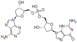 CAS 登录号：4282-64-8， 脱氧鸟苷酰-(3'-5')-脱氧腺苷