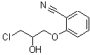 CAS 登录号：42864-99-3， 2-(3-氯-2-羟基丙氧基)苯甲腈