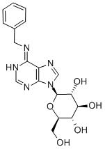 CAS#: 4294-17-1， 9-beta-D-Glucopyranosyl-N-(phenylmethyl)-9H-Purin-6-amine