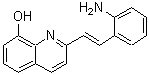 structure of CAS# 429651-60-5, 2-[(E)-2-(2-Aminophenyl)Vinyl]-8-Quinolinol;2-[(E)-2-(2-aminophenyl)vinyl]quinolin-8-ol;2-[2-(2-aminophenyl)vinyl]-8-quinolinol;MFCD02923372
