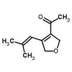 CAS#: 429680-04-6， 1-[4-(2-Methyl-1-Propen-1-Yl)-2,5-Dihydro-3-Furanyl]Ethanone