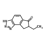 CAS#: 429683-81-8， 7-Ethyl-7,8-Dihydroindeno[4,5-d][1,2,3]Triazol-6(1H)-One