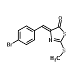 CAS#: 430464-36-1， (4Z)-4-(4-Bromobenzylidene)-2-(Methylsulfanyl)-1,3-Thiazol-5(4H)-One