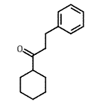 structure of CAS# 43125-06-0, 1-Cyclohexyl-3-Phenyl-1-Propanone;Cyclohexyl-2-phenethyl ketone;MFCD00965990