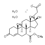 CAS#: 43169-54-6， Potassium 3-[(7R,8R,9S,10R,13S,14S,17R)-17-Hydroxy-7-Methoxycarbonyl-10,13-Dimethyl-3-Oxo-2,6,7,8,9,11,12,14,15,16-Decahydro-1H-Cyclopenta[a]Phenanthren-17-Yl]Propanoate Dihydrate