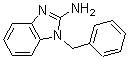 结构式 CAS# 43182-10-1, 1-(苯基甲基)-1H-苯并咪唑-2-胺