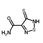 CAS#: 43200-63-1， 4-Thioxo-4,5-Dihydro-1,2,5-Thiadiazole-3-Carboxamide