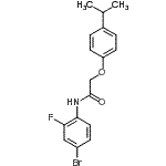 CAS#: 432526-49-3， N-(4-Bromo-2-Fluorophenyl)-2-(4-Isopropylphenoxy)Acetamide