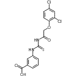 CAS#: 433690-46-1， 3-({[(2,4-Dichlorophenoxy)Acetyl]Carbamothioyl}Amino)Benzoic Acid