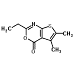 CAS#: 433716-48-4， 2-Ethyl-5,6-Dimethyl-4H-Thieno[2,3-d][1,3]Oxazin-4-One