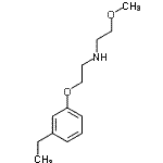 CAS#: 433945-47-2， 2-(3-Ethylphenoxy)-N-(2-Methoxyethyl)Ethanamine