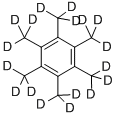structure of CAS# 4342-40-9, 1,2,3,4,5,6-Hexakis(triprotiomethyl)benzene;Hexamethylbenzene, Deuterated