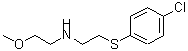 CAS#: 434309-05-4， 2-[(4-Chlorophenyl)Sulfanyl]-N-(2-Methoxyethyl)Ethanamine