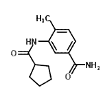 CAS#: 435291-04-6， 3-[(Cyclopentylcarbonyl)Amino]-4-Methylbenzamide