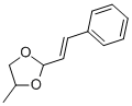 structure of CAS# 4353-01-9, 4-Methyl-2-Styryl-1,3-Dioxolane;4-Methyl-2-(2-Phenylethenyl)-1,3-Dioxolane;4-Methyl-2-[(E)-2-Phenylvinyl]-1,3-Dioxolane;4-Methyl-2-(2-Phenylvinyl)-1,3-Dioxolane