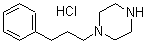 structure of CAS# 435345-43-0, 1-(3-Phenylpropyl)-Piperazine Hydrochloride;Zinc02243429