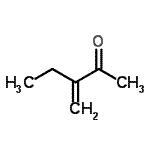 CAS#: 4359-77-7， 3-Methylene-2-Pentanone