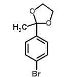 CAS#: 4360-68-3， 2-(4-Bromophenyl)-2-Methyl-1,3-Dioxolane