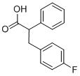 structure of CAS# 436086-86-1, 3-(4-Fluoro-Phenyl)-2-Phenyl-Propionic Acid;(2R)-3-(4-Fluorophenyl)-2-Phenyl-Propanoate;(2R)-3-(4-Fluorophenyl)-2-Phenyl-Propionate;Zinc00299127