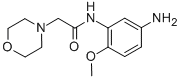 结构式 CAS# 436090-51-6, N-(5-氨基-2-甲氧基-苯基)-2-吗啉-4-基-乙酰胺