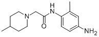 structure of CAS# 436090-56-1, N-(4-Amino-2-Methyl-Phenyl)-2-(4-Methyl-Piperidin-1-Yl)-Acetamide;N-(4-Amino-2-Methyl-Phenyl)-2-(4-Methylpiperidin-1-Ium-1-Yl)Acetamide;N-(4-Amino-2-Methylphenyl)-2-(4-Methyl-1-Piperidin-1-Iumyl)Acetamide;N-(4-Amino-2-Methyl-Phenyl)-2-(4-Methylpiperidin-1-Ium-1-Yl)Ethanamide