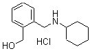 structure of CAS# 436099-68-2, 2-[(Cyclohexylamino)Methyl]-Benzenemethanol Hydrochloride;Cyclohexyl-[[2-(Hydroxymethyl)Phenyl]Methyl]Ammonium;Cyclohexyl-(2-Methylolbenzyl)Ammonium;Zinc00064936