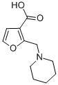 structure of CAS# 436099-78-4, 2-Piperidin-1-Ylmethyl-Furan-3-Carboxylic Acid