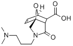 structure of CAS# 436811-03-9, 3-(3-Dimethylamino-Propyl)-4-Oxo-10-Oxa-3-Aza-Tricyclo[5.2.1.0(1,5)]Dec-8-Ene-6-Carboxylic Acid