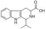 structure of CAS# 436811-11-9, 1-Isopropyl-2,3,4,9-Tetrahydro-1H-beta-Carboline-3-Carboxylic Acid;(1R,3S)-1-Isopropyl-1,3,4,9-Tetrahydropyrido[5,4-B]Indol-2-Ium-3-Carboxylate;(1R,3S)-1-Isopropyl-1,3,4,9-Tetrahydro-$B-Carbolin-2-Ium-3-Carboxylate;Zinc00329132