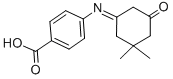 结构式 CAS# 436811-31-3, 4-(3,3-二甲基-5-氧代-环己亚基氨基)-苯甲酸