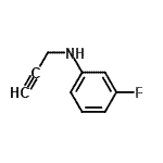 CAS#: 436849-26-2， 3-Fluoro-N-(2-Propyn-1-Yl)Aniline