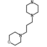 structure of CAS# 436852-18-5, 4-[3-(1-Piperazinyl)Propyl]Morpholine;1-(3-Morpholinopropyl)Piperazine;1-[3-(4-Morpholino)propyl]piperazine;1-[3-(4-Morpholino)propyl]piperazine 98%