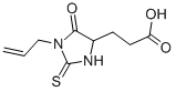结构式 CAS# 436855-68-4, 3-(1-烯丙基-5-氧代-2-硫代-咪唑烷-4-基)-丙酸