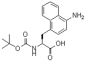 CAS#: 436864-62-9， (2S)-3-(4-Amino-1-Naphthyl)-2-({[(2-Methyl-2-Propanyl)Oxy]Carbonyl}Amino)Propanoic Acid