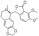 CAS 登录号：4370-85-8， (R)-6,7-二甲氧基-3Β-[[(5R,6R)-5,6,7,8-四氢-6-甲基-1,3-二氧杂环戊并[4,5-g]异喹啉]-5-基]异苯并呋喃-1(3H)-酮