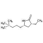 CAS#: 437755-13-0， (3R,5S)-3-Ethyl-5-[3-(Trimethylsilyl)Propyl]-2-Pyrrolidinone