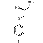 CAS#: 437765-35-0， (2S)-1-Amino-3-(4-Fluorophenoxy)-2-Propanol